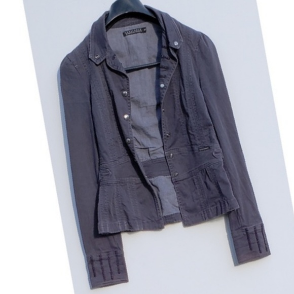 Anthropologie Jackets & Blazers - Sanctuary for Anthropologie Navy Military Jacket M